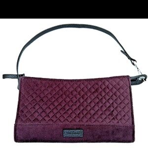 Vera Bradley Purse
Iconic Slim RFID Wristlet /Shoulder Bag- Blackberry Wine